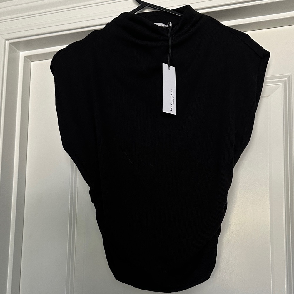 Michael Stars Black Tunic Top